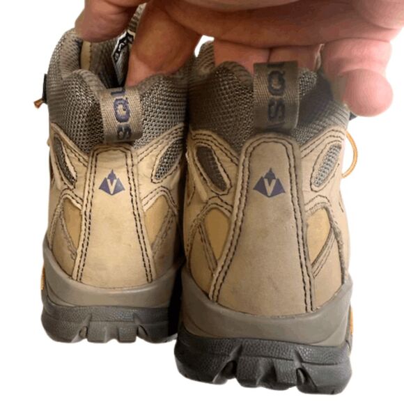 Vasque Women's Talus‎ Mid Ultra Dry Waterproof Leather Hiking Boots Tan Size 8.5 - Picture 9 of 11